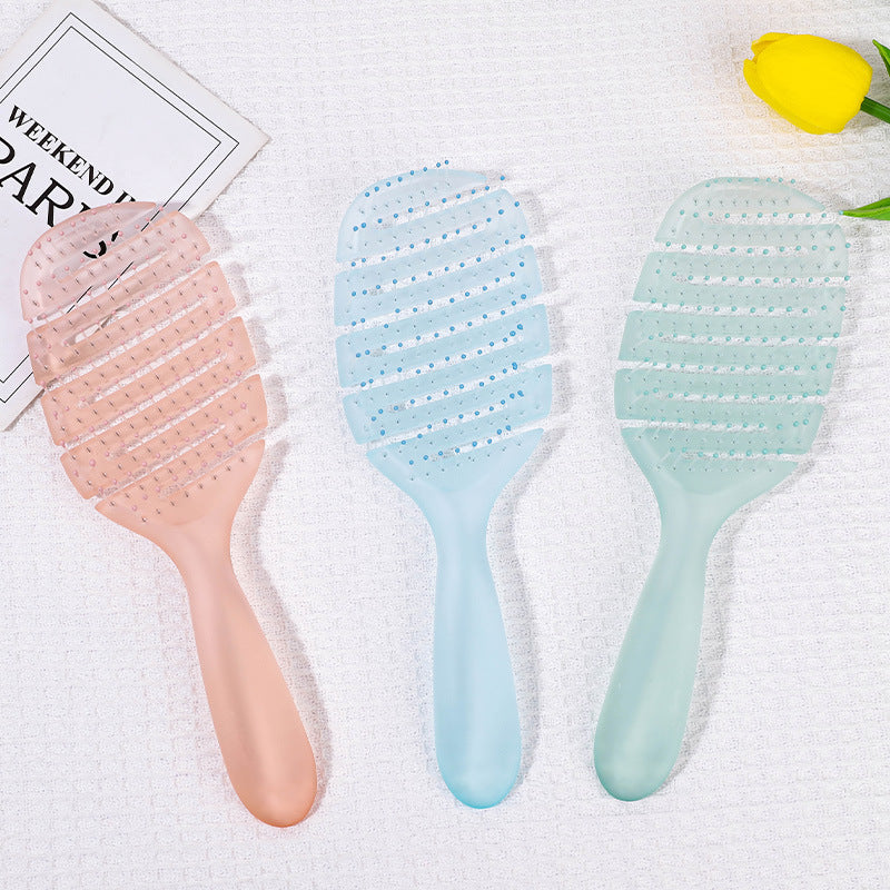 Candy Series Wet Dry Air Fluffy Hollow Hair Brushes & Combs