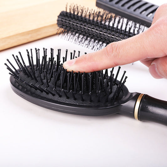 Women's & Men's Massage Airbag Curling Plastic Ribs Rolling Hair Brushes & Combs