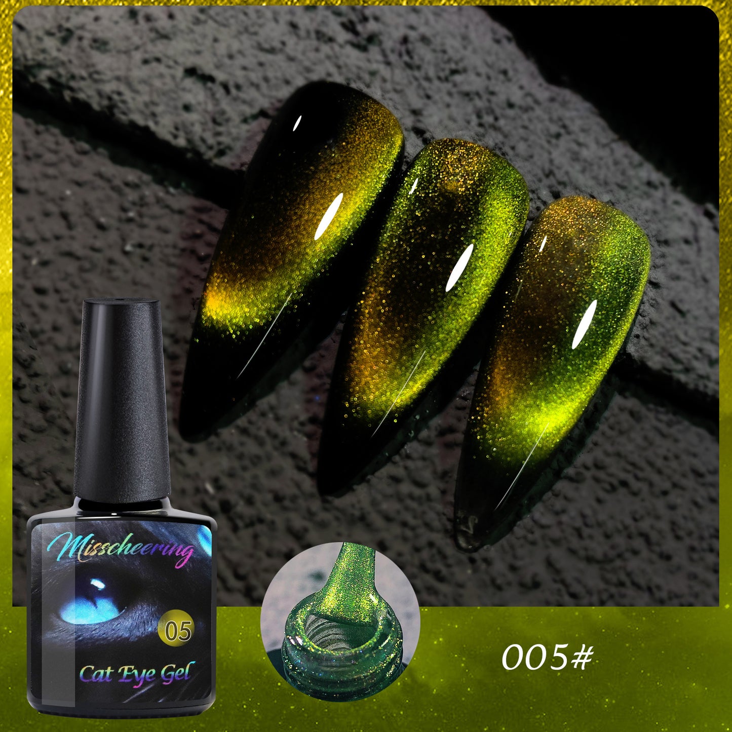 Dream Dynamic Crystal Cat Series Gel Flash Nail Polish