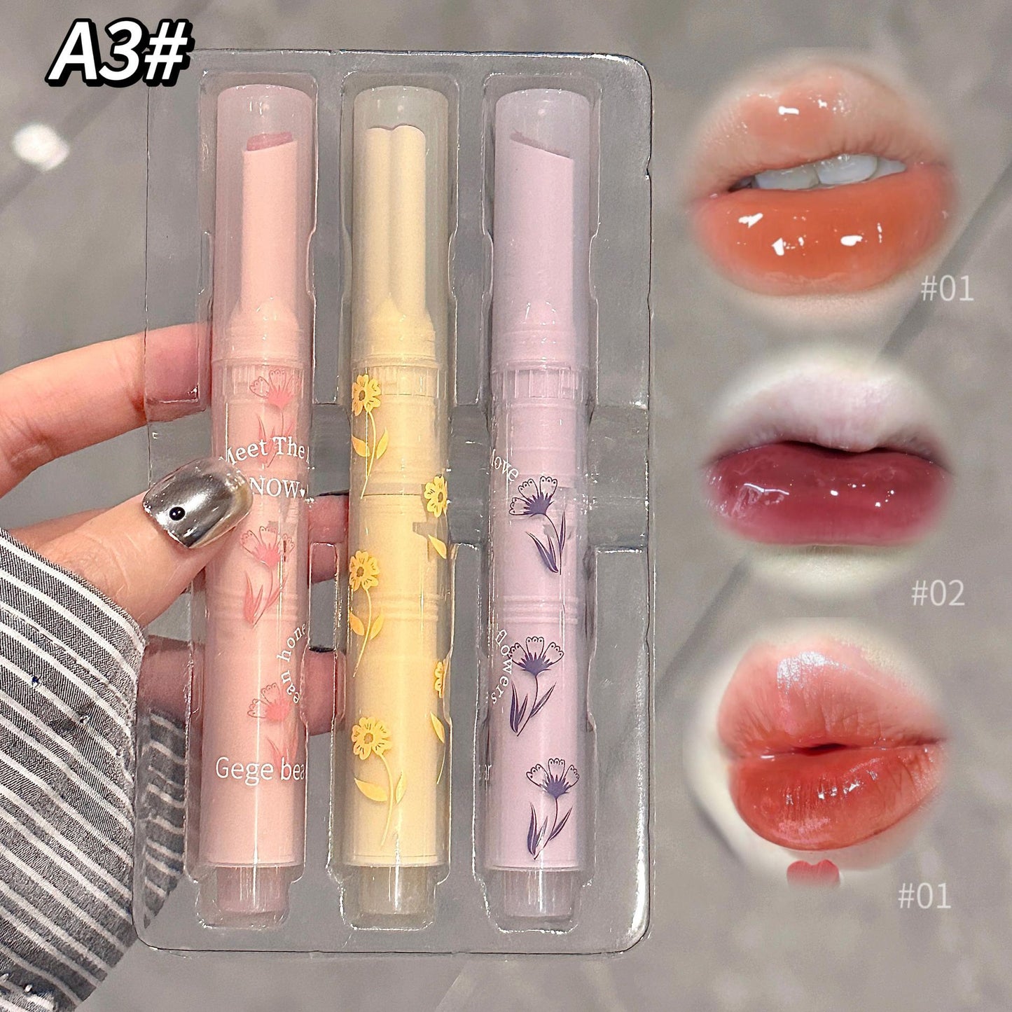 Bear Flower Language Secret Low Saturation Lipsticks