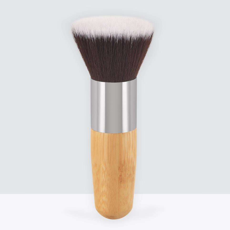 Handle Flat Top Brush Round Head Makeup Brushes Accessories