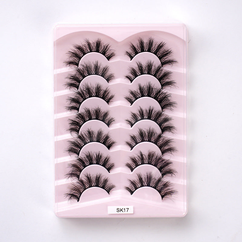 Chemical Fiber Eyelashes Natural Thick Curling False Lashes