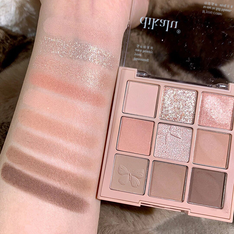 Pure Desire Shadow Plate Fig Milk Tea Shimmer Matte Eyeshadow