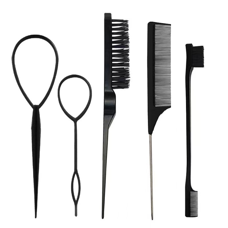 Sets Fluff Steel Needle Tail Duckbill Clip Hair Brushes & Combs