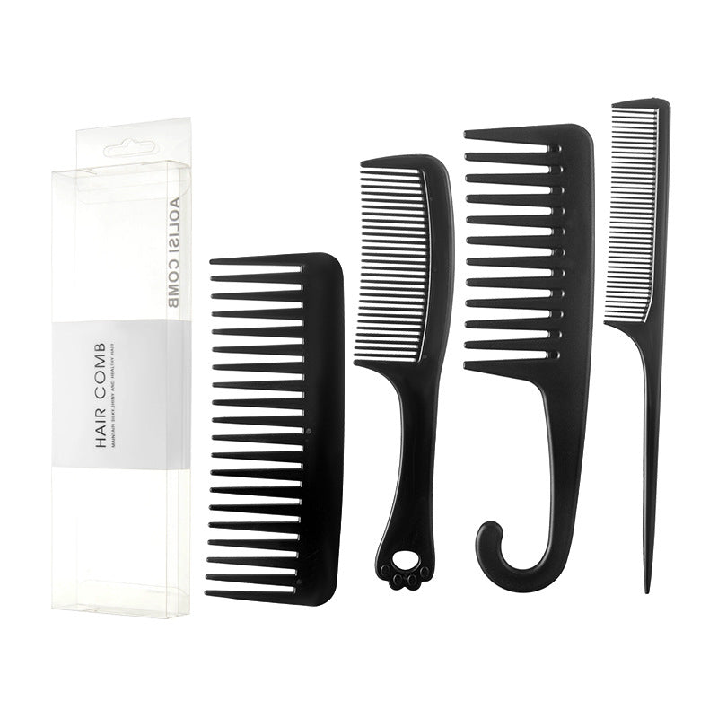 Simple Pointed Tail Portable Wide Fine Hair Brushes & Combs