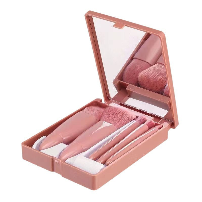 Portable Five Boxed Shadow Powder Full Makeup Brushes Accessories