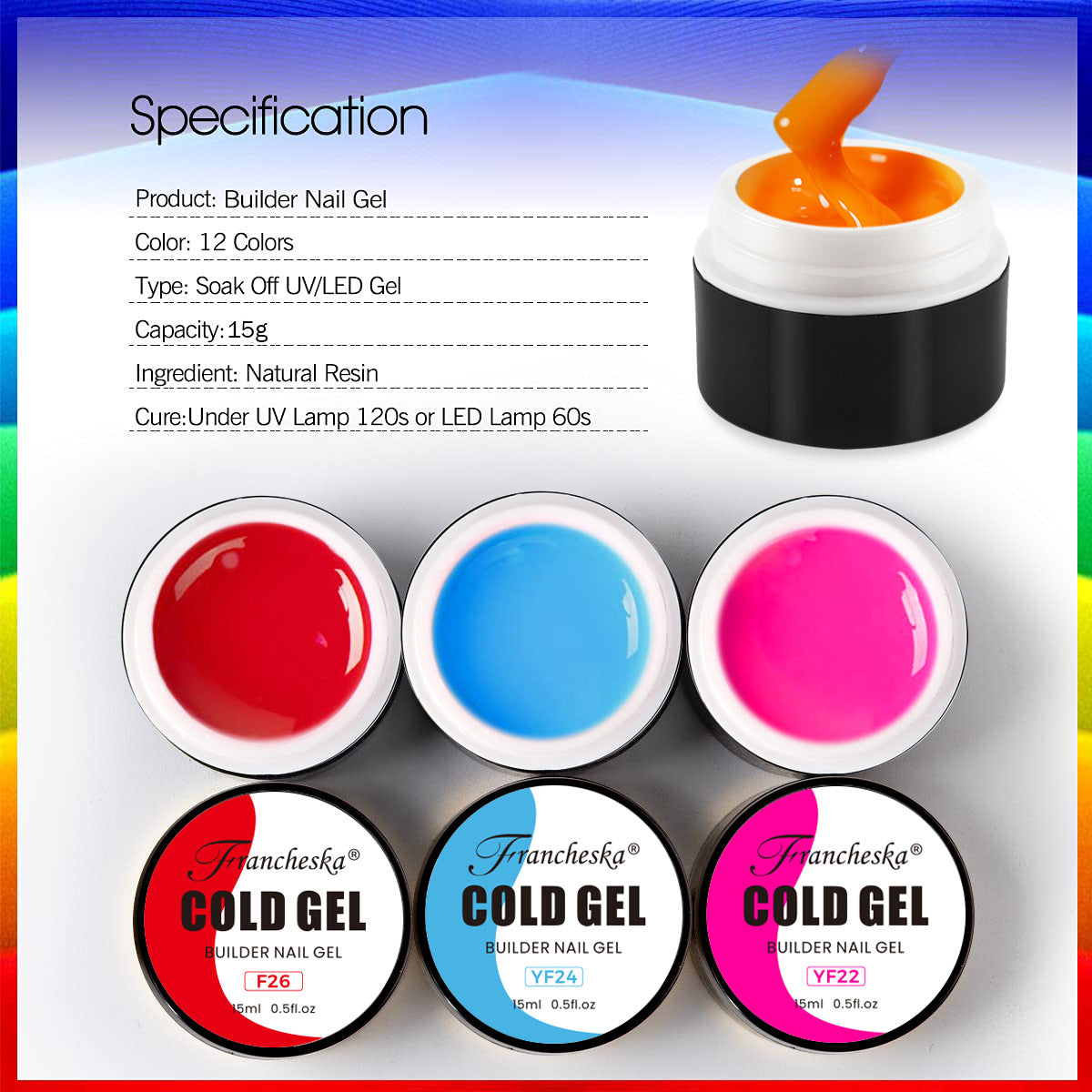 Glue Summer Candy Color Seconds Shaping Beauty Nail Polish