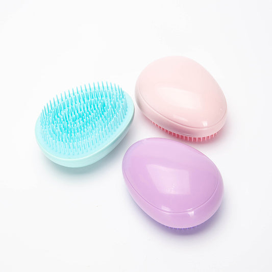 Household Portable Egg Styling Massage Scalp Hair Brushes & Combs