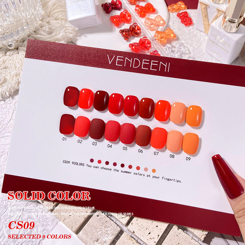 Uv Solid Basic Collection Mini Series Macaron Nail Polish