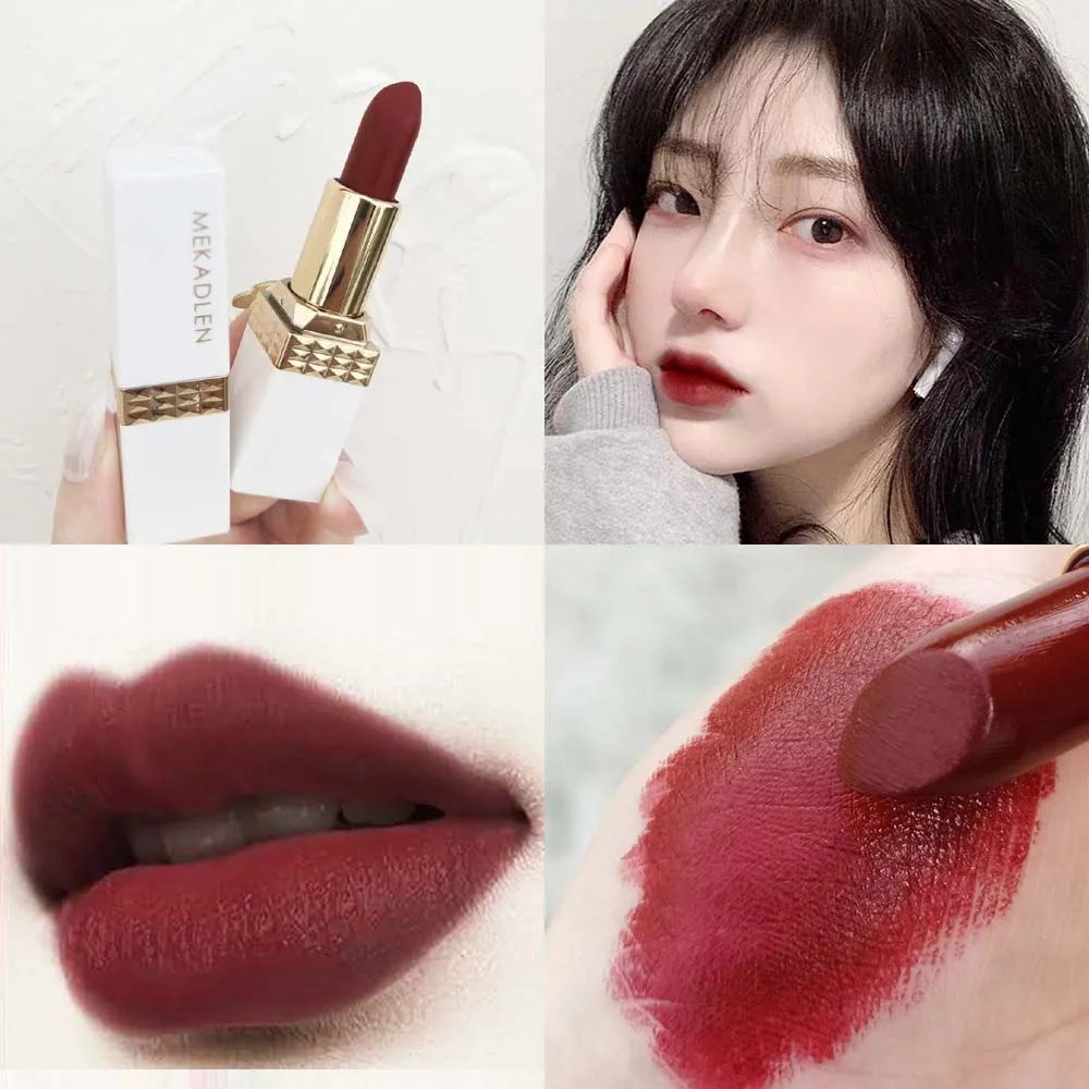 Orange Carrot Rose Plum Cherry Party Plain Lipsticks