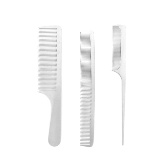 Stainless Steel Salon Professional Haircut Printable Folding Hair Brushes & Combs