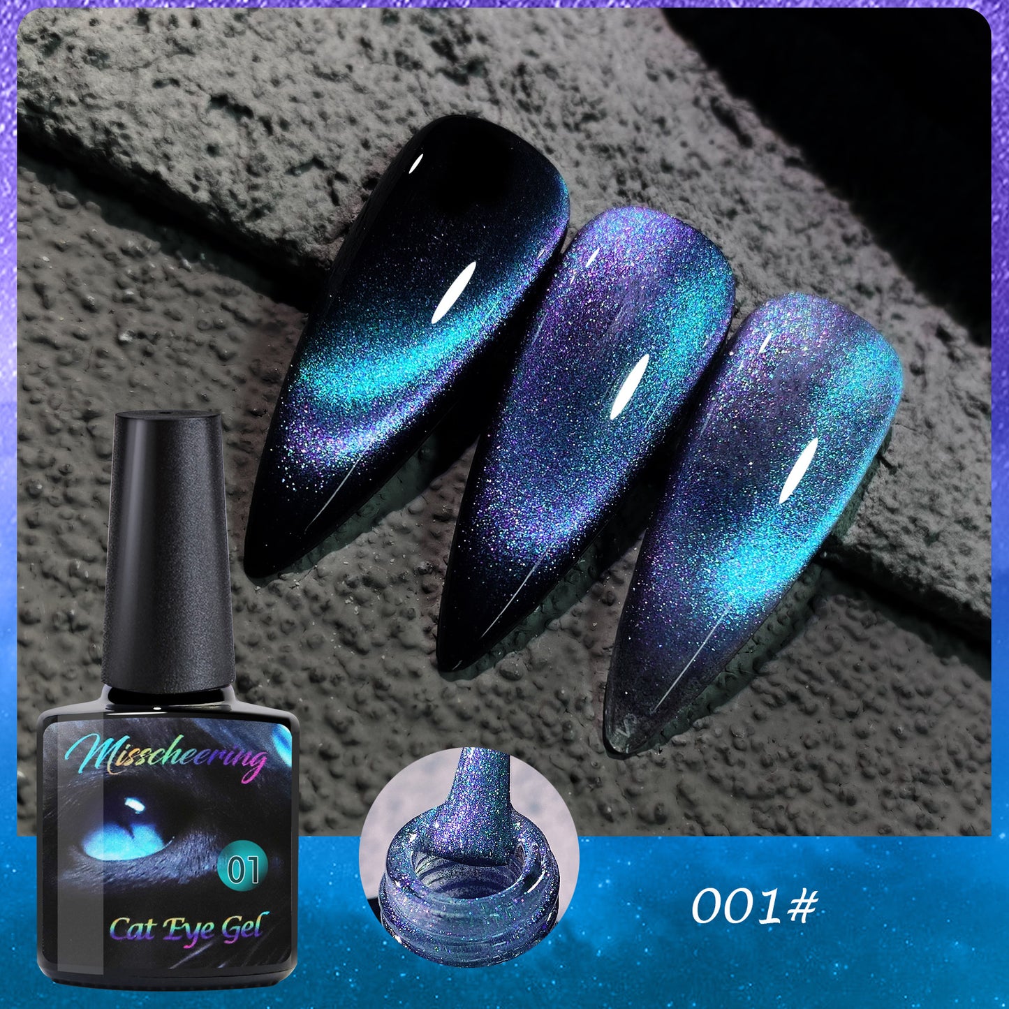 Dream Dynamic Crystal Cat Series Gel Flash Nail Polish