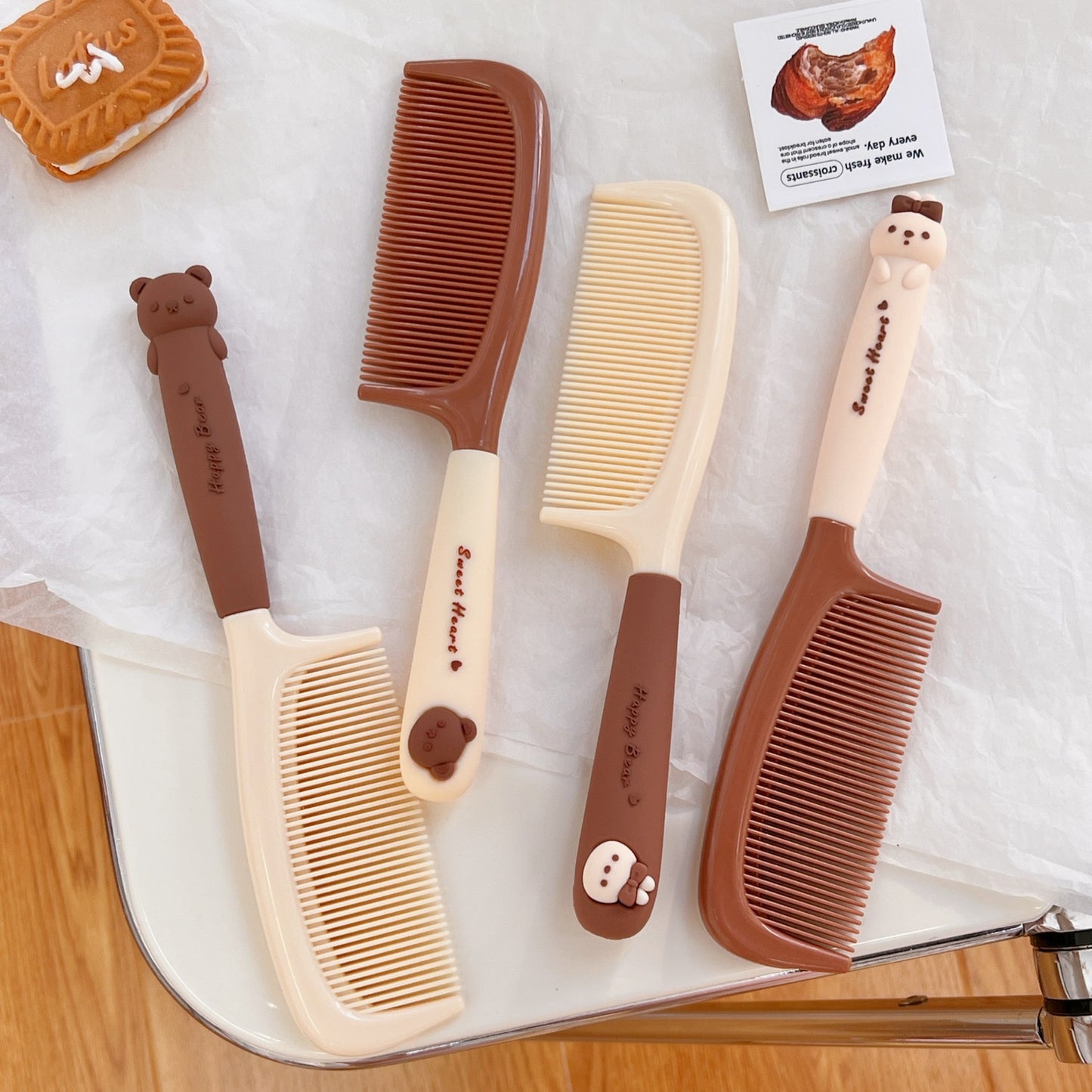 Fine Tooth Tangle Household Ms. Long Hair Brushes & Combs