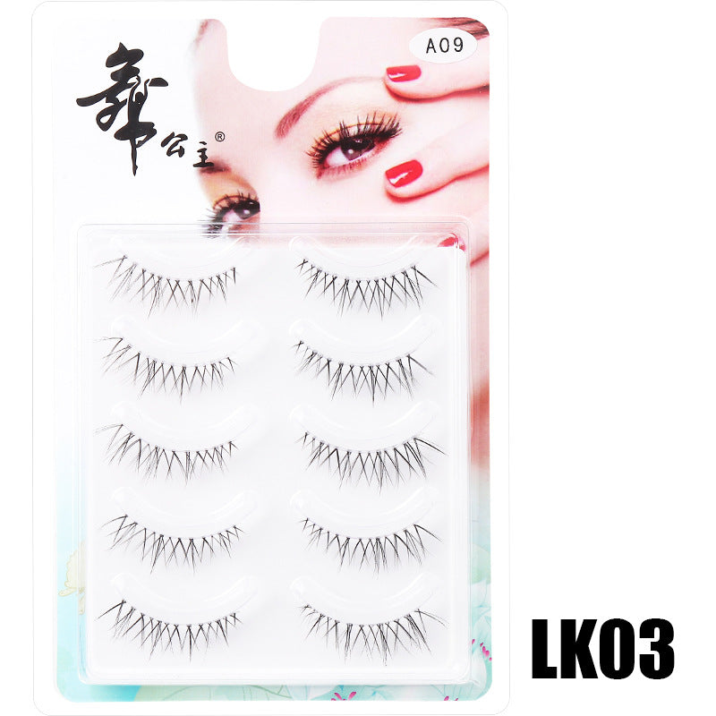 Women's Dance Princess Eyelash Single Fish Line Stem False Lashes