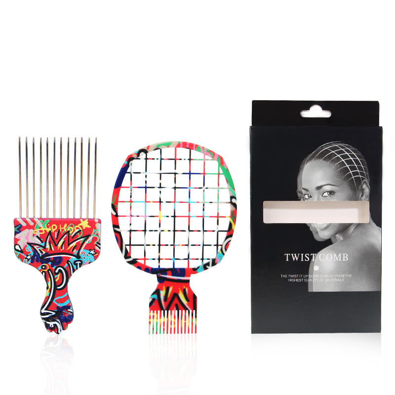 Iti Foil Pick Steel Needle Curly Hair Brushes & Combs