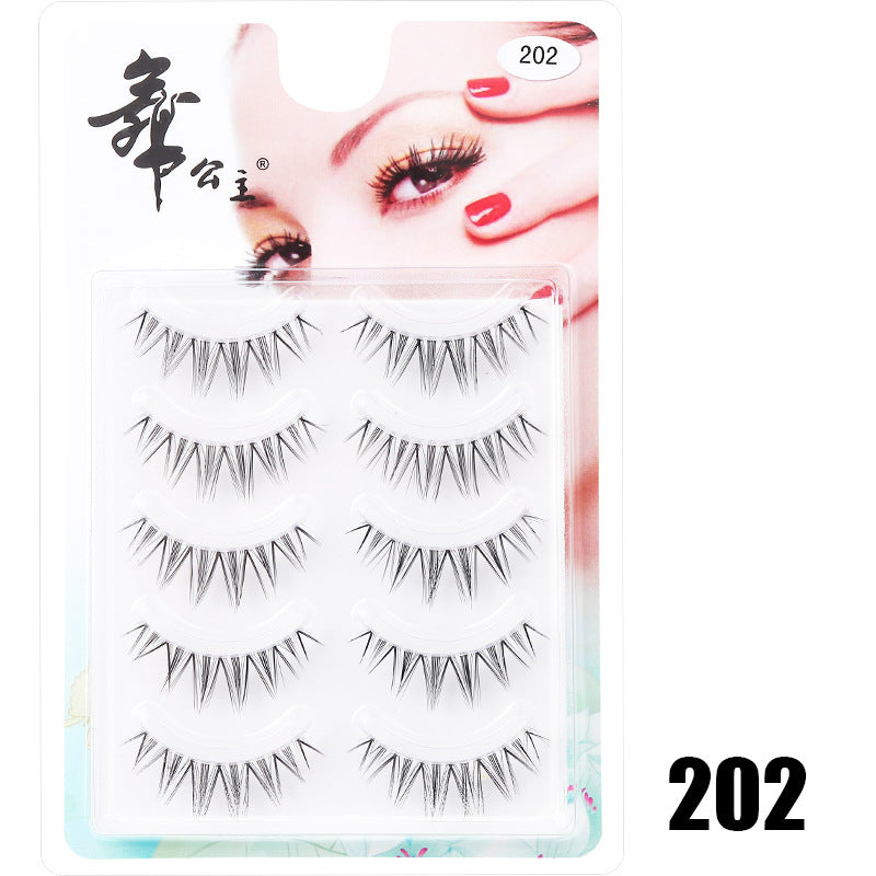 Women's Dance Princess Eyelash Single Fish Line Stem False Lashes