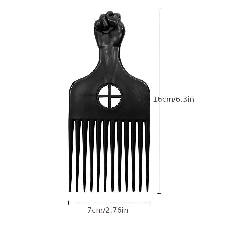 Soft Flesh Official Fist Shape Black Hair Brushes & Combs