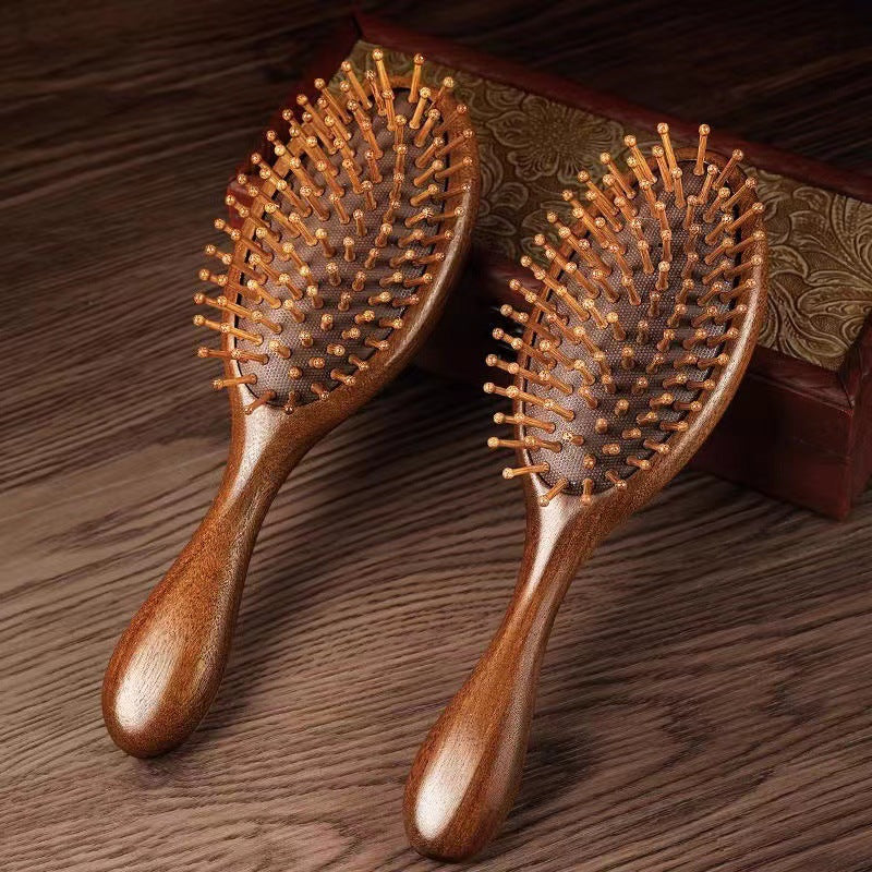 Airbag Massage Bag Solid Wood Holiday Hair Brushes & Combs