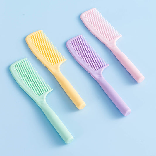 Portable Cute Unisex Household Macaron Color Hair Brushes & Combs