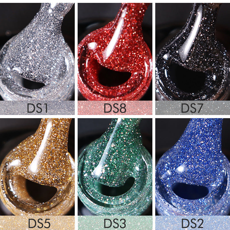 Diamond In The Debris Glue Uv Shiny Disco Nail Polish