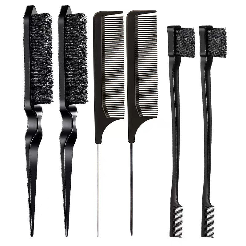 Sets Fluff Steel Needle Tail Duckbill Clip Hair Brushes & Combs