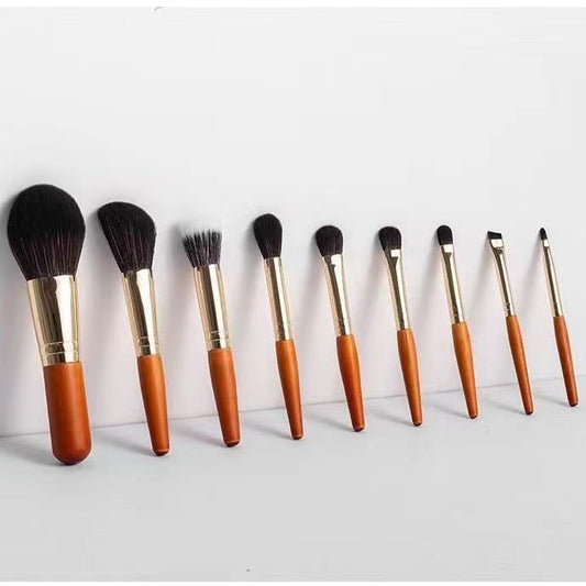 Nine Brush Suit Portable Travel Super Soft Makeup Brushes Accessories