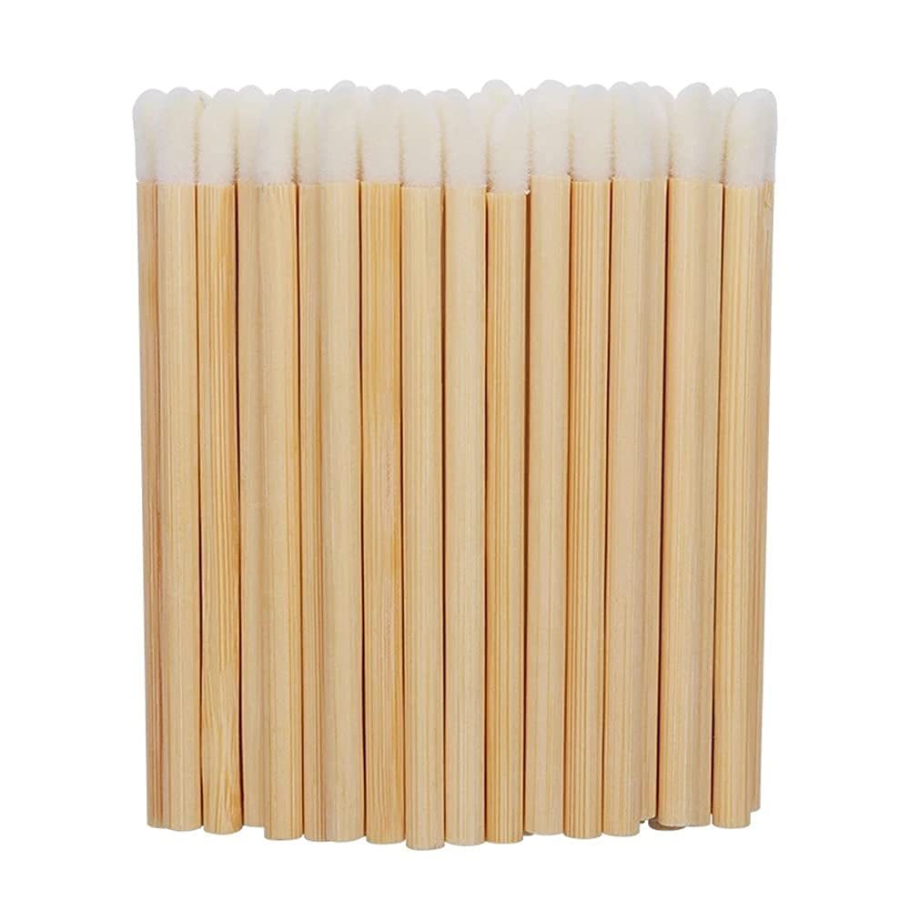 Disposable Bamboo Rod Brush Portable Bag Makeup Brushes Accessories