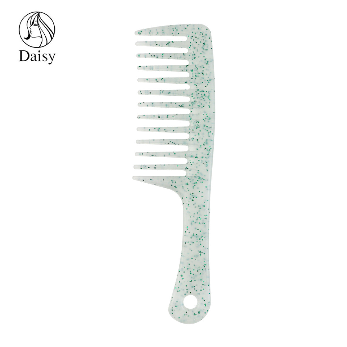 Large Tooth Ms. Long Plastic Handle Hair Brushes & Combs