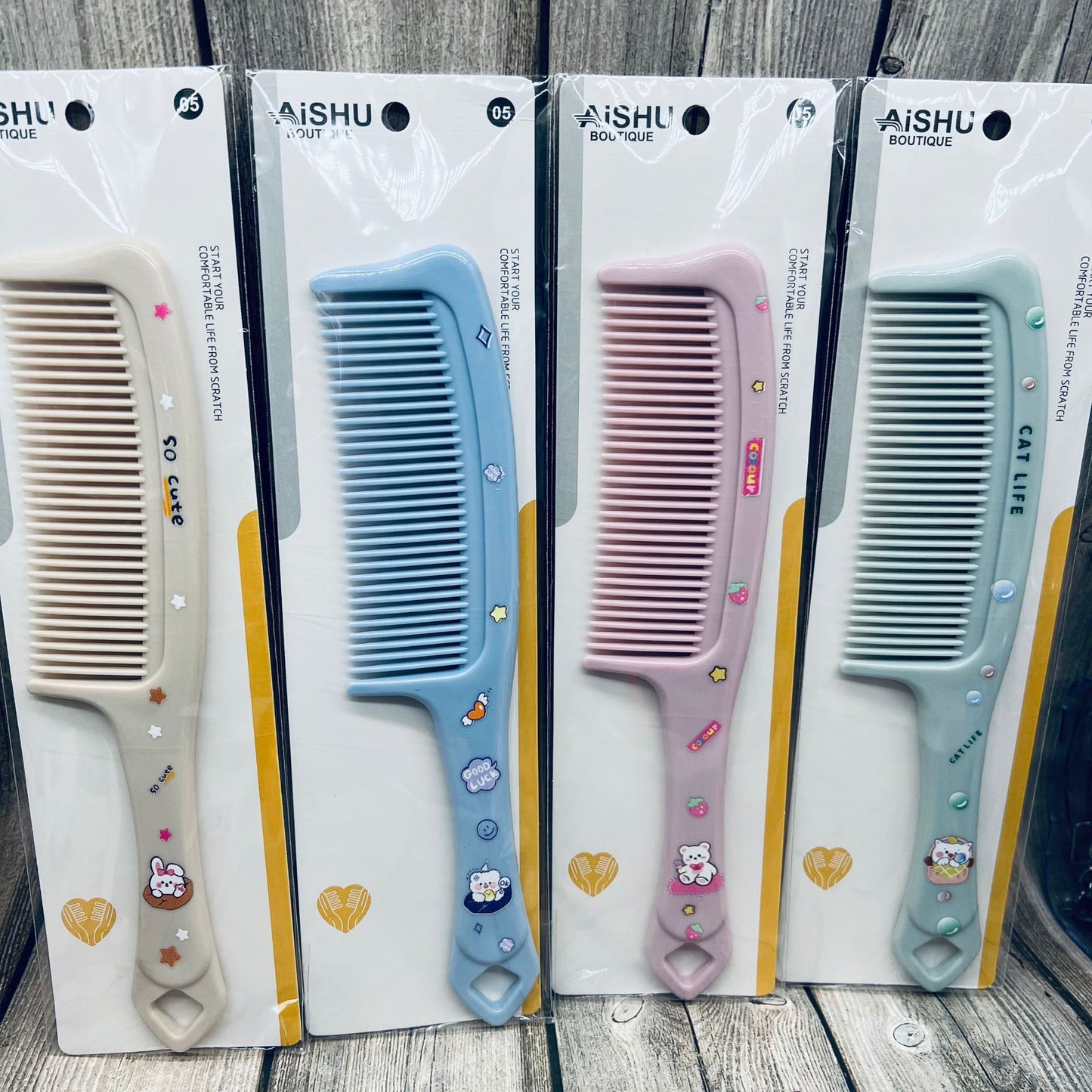 Thickened Suction Card Hairdressing Korean Style Hair Brushes & Combs