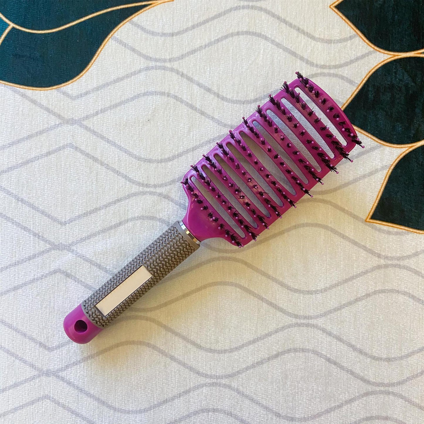 Mane Vent Smooth Curly Big Curved Hair Brushes & Combs