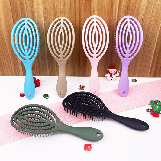 Hollow Fluffy Head Massage Hairdressing Shampoo Hair Brushes & Combs