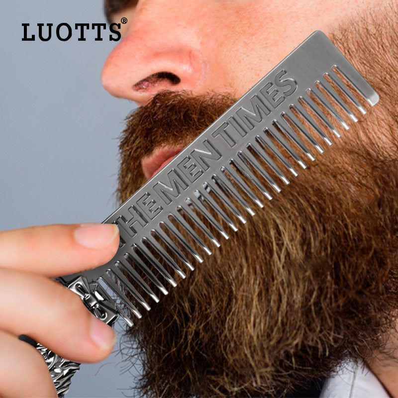 Zinc Alloy Beard Styling For Greasy Big Back Head Hair Brushes & Combs