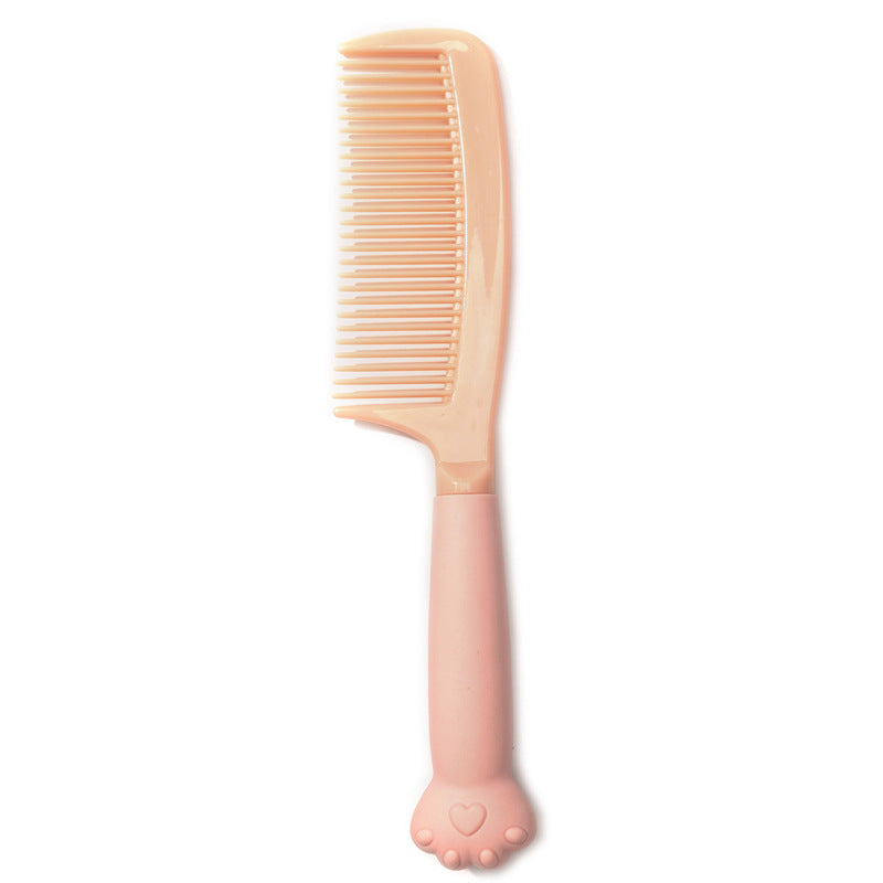 Cute Cartoon Silicone Girly Style Dormitory Practical Massage Hair Brushes & Combs