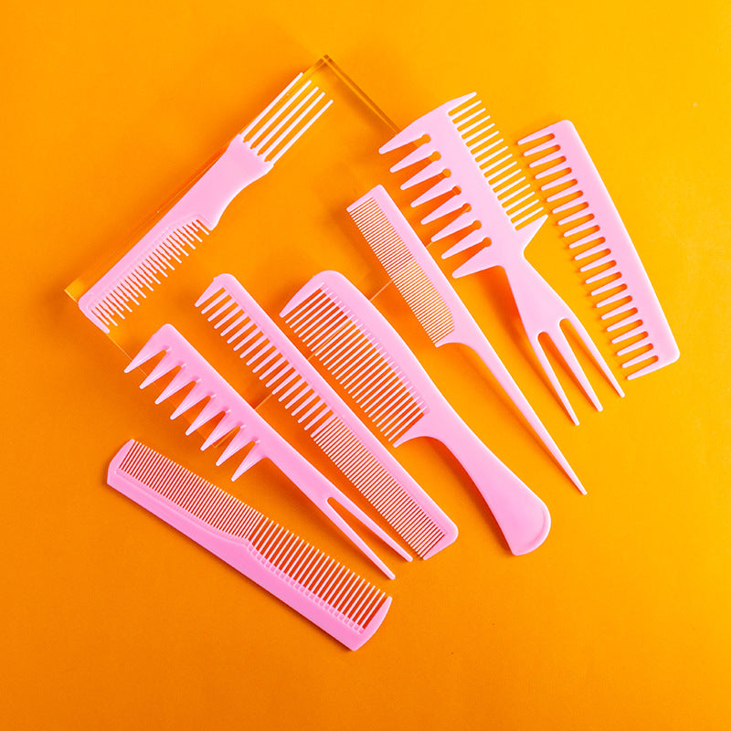 Slouchy Glamorous Hairdressing Plastic Combination Household Hair Brushes & Combs