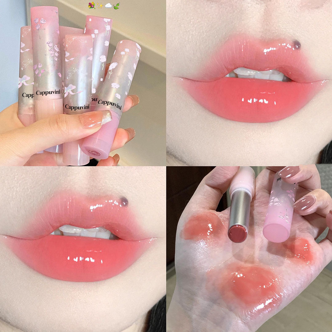 Gloss Mirror Lacquer Full Lips Water Light Holding No Lipsticks