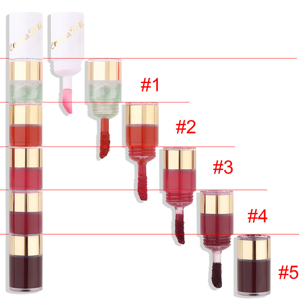 Gloss Combination Matte Finish Not Easy To Meet Water Lipsticks