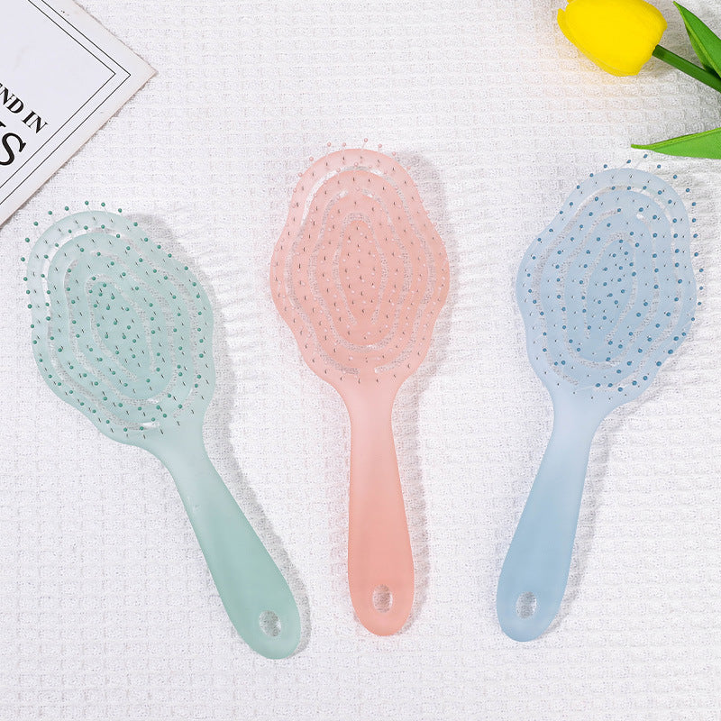 Candy Series Wet Dry Air Fluffy Hollow Hair Brushes & Combs