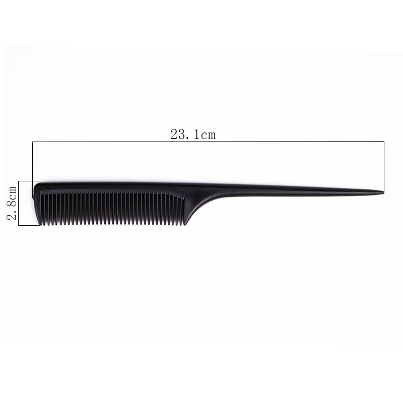 Tooth Household Hairdressing Plastic Long Tip Haircut Hair Brushes & Combs