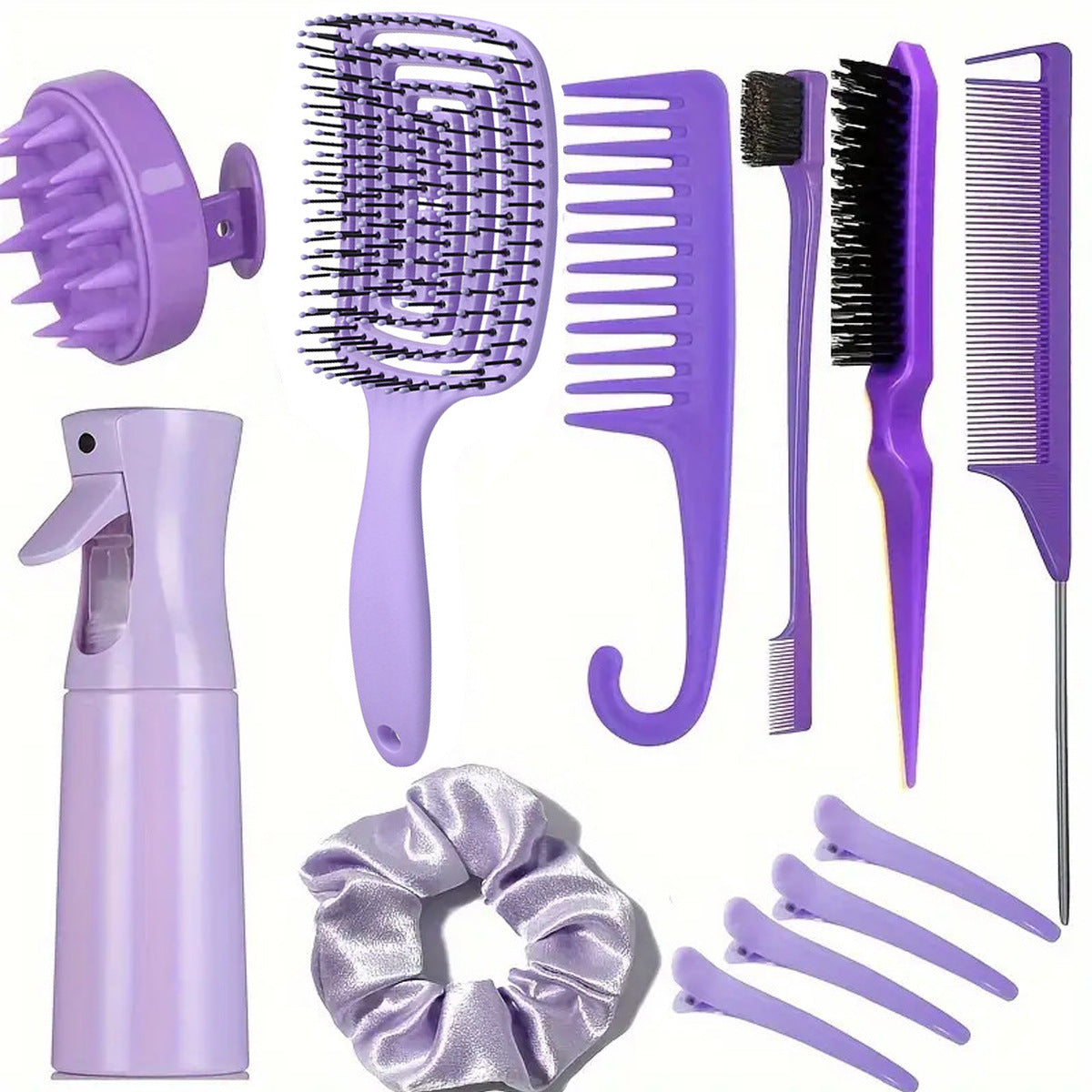 Edge Brush Shampoo High Pressure Sprinkling Hair Brushes & Combs