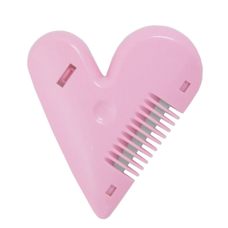 Heart Shaped Bangs Trimmer Cute Creative Cutting Hair Brushes & Combs