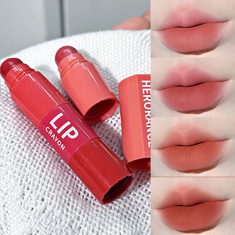 Four-color Mini Combination Plain White Matte Lipsticks