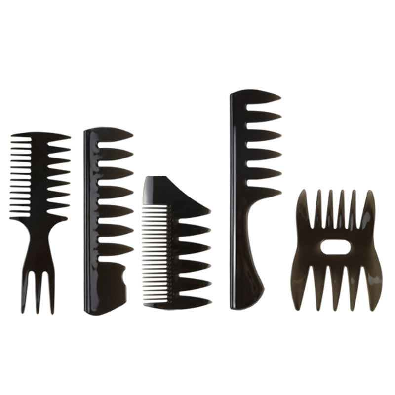 Sale Retro Oil Head Large Back Hair Brushes & Combs