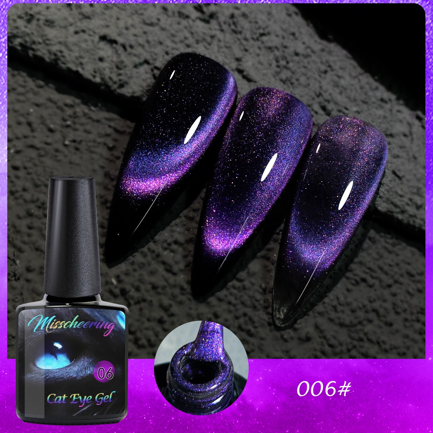 Dream Dynamic Crystal Cat Series Gel Flash Nail Polish